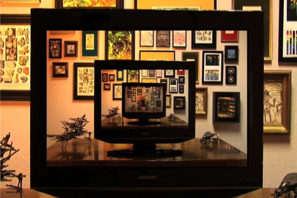 a tv in a tv in a tv