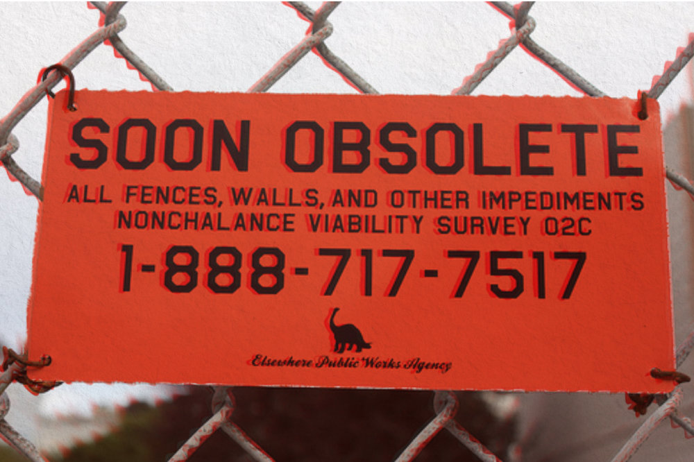 soon obsolete sign